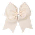 New Large Bows Hair Rope For Girls Solid Polyester Hair Ties Elastic Rubber Children Boutique Bands Kids Hair Accessories Gift.