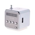 Digital FM Radio Mini Radio Receiver LCD Display Wireless Walkman Portable Speaker Support SD/TF Card For PC Phone Music Player. 