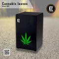 Be loud Cajon Box (Cannabis leaves) black-002. 