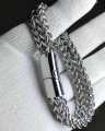Stainless Steel Cuban Bracelet for Men Stainless Steel Chain Link Style Silver 21cm.