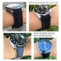 Rubber Leather Compound Watchband Fit for Omega Planet Ocean Seamaster 300 19mm 20mm 21mm 22mm Silicone Nylon Sports Watch Strap.