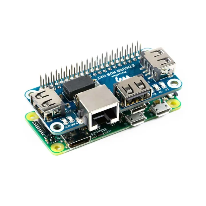 Raspberry%20Pi%204/Zero%20W%20USB%20to%20Ethernet%20RJ45%20Ethernet%20Port%20USB%20HUB%20Hub%20Splitter%20Expansion%20Board%20-%20Image%203