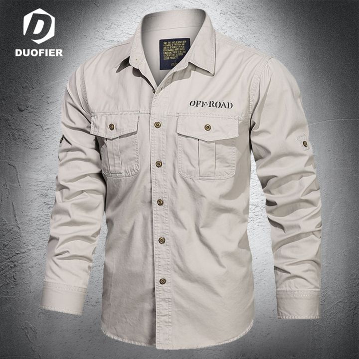 Autumn%20New%20Men's%20Shirts%20Multi-pocket%20Military%20Tactical%20Shirt%20Men%20Breathable%20Blouse%20Long%20Sleeve%20Cargo%20Working%20Camisa%20Man%20Outdoor%20-%20Image%203