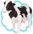 Musical Toy Cow Toys Cow Toy Electric Milk Cow Toy Mini Cute Cow Simulation Cow Model Toy Home Party Decor for Kids (Without Battery) Kids Musical Toys Childrens Toys.