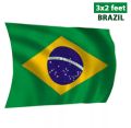 Brazil National Flag 3ft X 2ft.