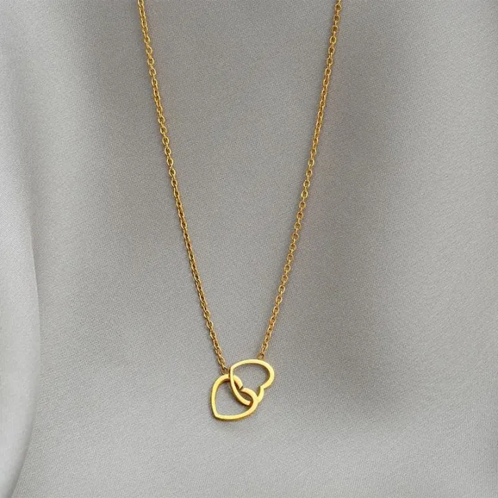Two%20Heart%20Shaped%20Necklaces%20Chain%20For%20Women%20-%20Image%203
