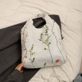 Lace flowers, dopamine vest, armpit bag, Korean makeup bag, shopping large capacity one shoulder. 