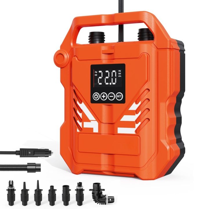 22PSI%20High%20Pressure%20Paddle%20Board%20Pump%20Portable%2012V%20Car%20Electric%20Air%20Compressor%20Support%20Inflation/Deflation,%203%20Working%20Modes%20Auto-Off%20Function%20with%207%20Nozzles%20for%20Inflatable%20Boat%20Kayak%20Tent%20Pool%20Stand-up%20Paddle%20-%20Image%209