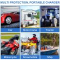12V Solar Panel Kit IP65 Waterproof Portable Solar Charger Kit With 4 Suction Cups for Car Motorcycle High Efficiency Charging. 