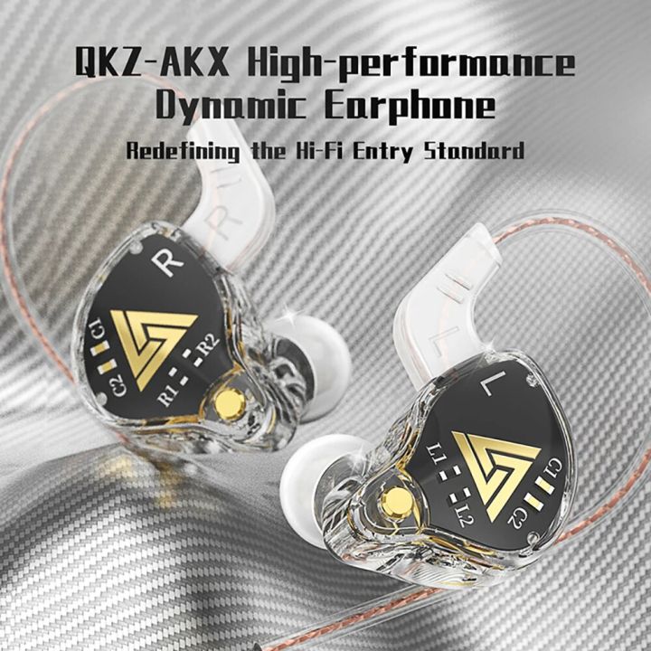 QKZ%20AKX%20HIFI%20Heavy%20Bass%20Transparent%20Earphones%20IEM%20Monitor%20Level%203.5mm%20In-Ear%20Music%20Headphone%20Dynamic%20With%20Mic%20Wired%20Headset%20DMX%20-%20Image%204