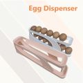 Double-Layer Egg Dispenser Automatic Roll-Down Egg Storage Rack Slide Egg Carton Refrigerator Egg Basket Kitchen Countertop Egg Holder Bestrate. 