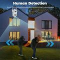 TAITAS 8MP 4K PTZ Wifi Camera Dual Lens Dual Screen Ai Human Detect Auto Tracking Wireless Outdoor Surveillance Camera iCSee.