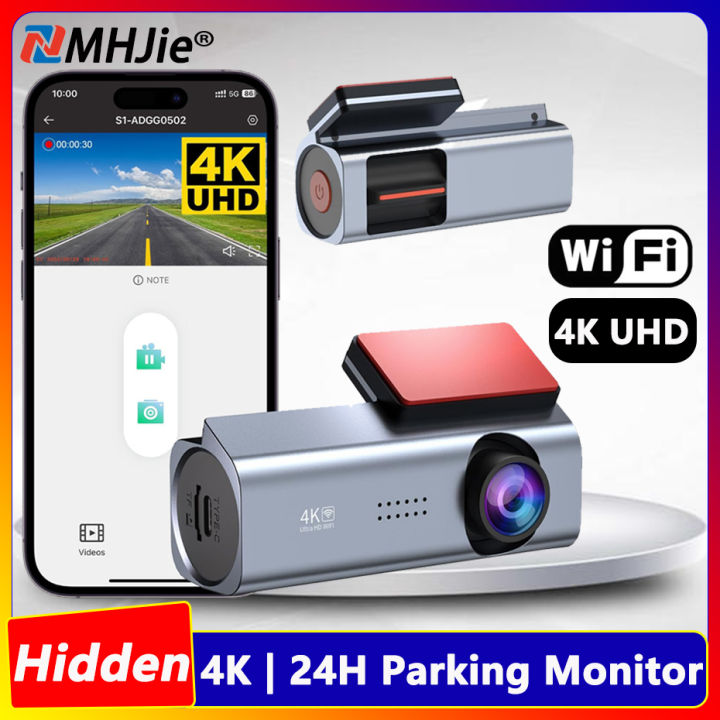 4K Wifi Dash Cam Camera for Car Dashcam 24h Parking Monitor Dvr Para Coche Mini Kamera Samochodowa Rejestrator Video Registrator