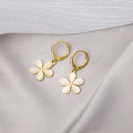 Exquisite Opal Flower Earrings Fashion Sweet Small Fresh Earrings for gilrs for women low price. 