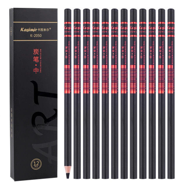 KASIMIR%20Soft%20Charcoal%20Sketch%20Pencils%20Set%2012%20Pcs%20-%20Image%202