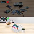 HXSJ QC3.0 40W Smart Charging Station with 4 Ports USB HUB Charging Dock of Universal Compatibility Charging Station Fast Charge for Family and Office Use. 