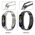 Metal Strap for Mi Band 9 8 7 6 5 4 Stainless Bracelet for Xiaomi Mi Band 9 Strap for Mi Band 8 Mi Band 7 Wristband Accessories. 