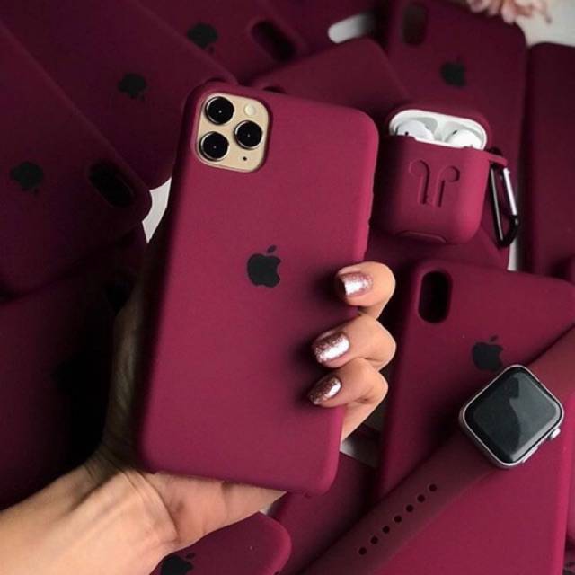 For iPhone 11 Pro Max Luxury Shockproof Liquid Silicone Case