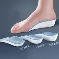 Height Increase Half Shoe Insoles Inner heighten Pad Cushion Arch Support Unisex Invisible Heighten Sole Insole.