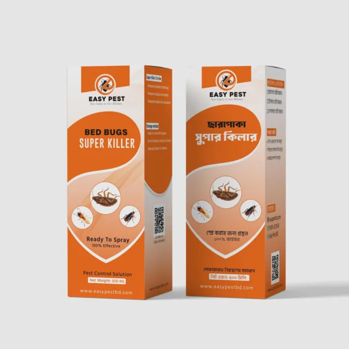 Super Killer Bed Bug Killer Spray | Charpoka Killer Spray & Medicine | Bedbugs Killer Insecticide | Odorless Safe Home Pest Control