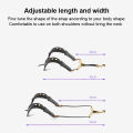 Saxophone Shoulder Strap Double Shoulder Harness Strap Padded Reducing Neck Stress With Metal Beam For Baritone Tenor Alto Saxophone. 