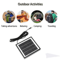 12V 2W Solar Panel Solar Garden Light Panel DIY Parts DC Port Solar Panel Battery Module for Battery Charger.