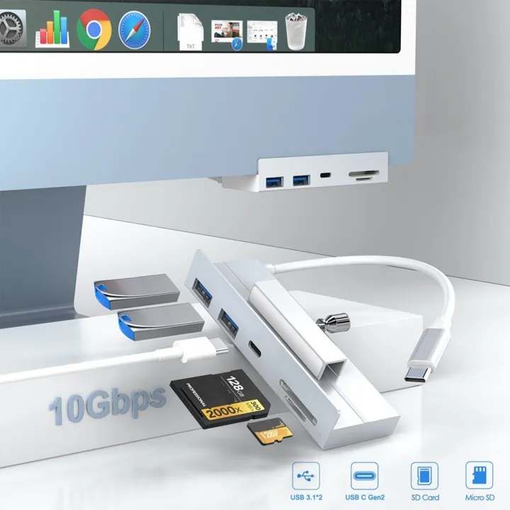 USB%20C%203.2%2010Gbps%20USB%20C%20Hub%20USB%20Splitter%20Hub%20with%202%20USB%20A%20Port(10Gbps),%20Type-C%20Port(10Gbps)%20-%20Image%204