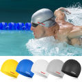 Silicone Long Hair Swimming Cap for Women Men Adult Kids Swim Cap Hat.
