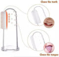 Baby Finger Toothbrush - Children's Silicon Finger Transparent Toothbrush.