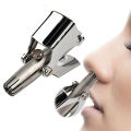 Stainless Steel Manual Nose Hair Trimmer For Men With Alluminium Box. 