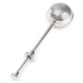 1/2pcs Ball Push Tea Infuser Herbal Stainless Steel Locking Strainer Spice US. 