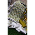 Joypuri Ari Work Unstitched Shalwar Kameez 3 Piece Dress. 