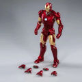 ZD Toys Iron Man Mark 43 Led Version Action Figure Toy 1/10 Scale 7 inch Collective Figure Toy Gift Licensed. 