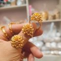 Shajin big flower ring national tide complex flower bloom rich index finger ring gold-plated rich woman ring wholesale. 