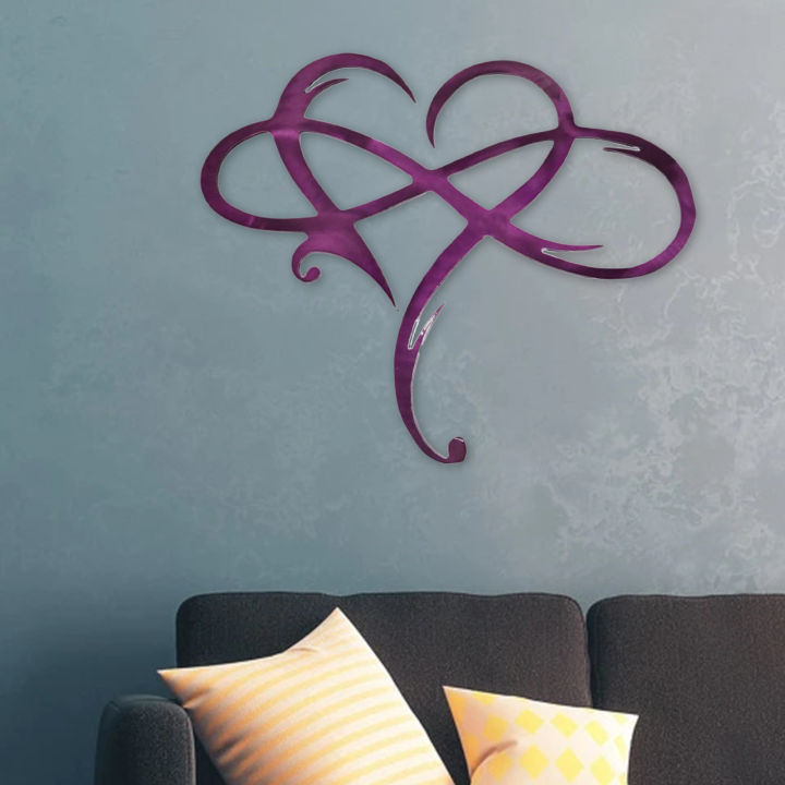 Wall%20Art%20Infinity%20Symbol%20Large%20Heart%20Shaped%20Steel%20Sculpture%20-%20Image%207