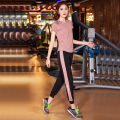 Yoga Clothes Spring/Summer Gym Female Online Influencer Quick Drying Clothes Women's Casual Sports Breathable Running Outdoors Sports Suit. 