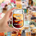 ❉ I Need More Coffee Series 02 Stickers ❉ 50Pcs/Set DIY Fashion Luggage Laptop Skateboard Doodle Decals Stickers. 
