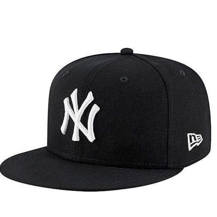 Black Cotton NY DJ Cap for Men