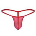 Men Swimwear Swim Shorts Bikini G-string Thong Briefs Underwear with Hole Panty Male Thongs Swimsuit.