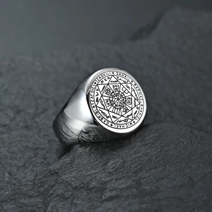 %E3%80%90happy%20one%E3%80%91The%20Key%20of%20Solomon%20Rings%20Stainless%20Steel%20The%20Seal%20of%20the%20Seven%20Archangels%20Ring%20Amulet%20Male%20Jewelry%20-%20Image%207