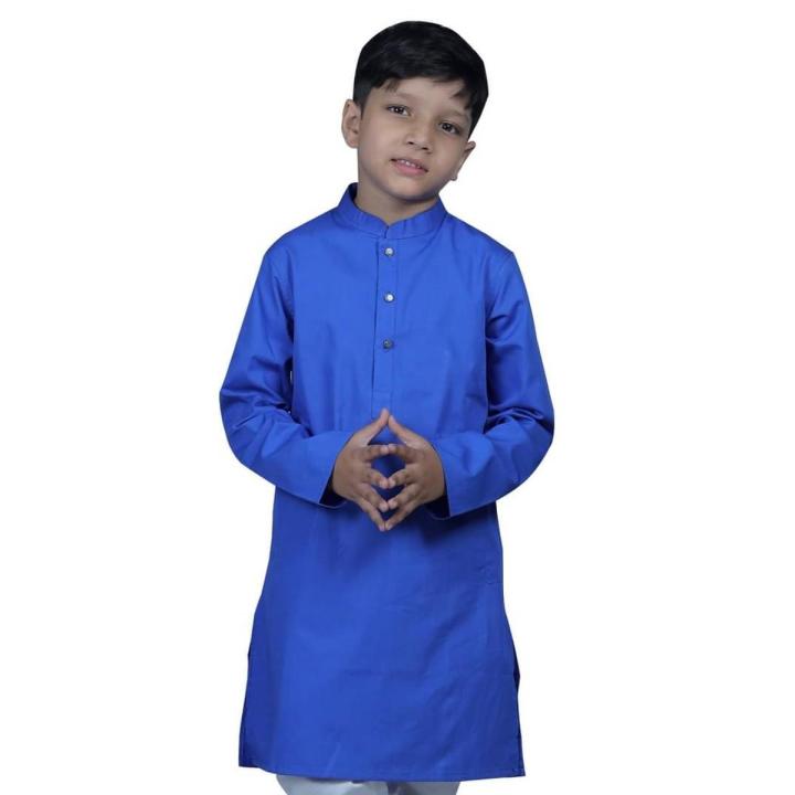 Solid color Baby Cotton Panjabi For 0-12 yrs kids