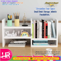 Storage Shelf-Modern Desktop Bookshelf-shelf organizer-display rack-HR Crafts. 