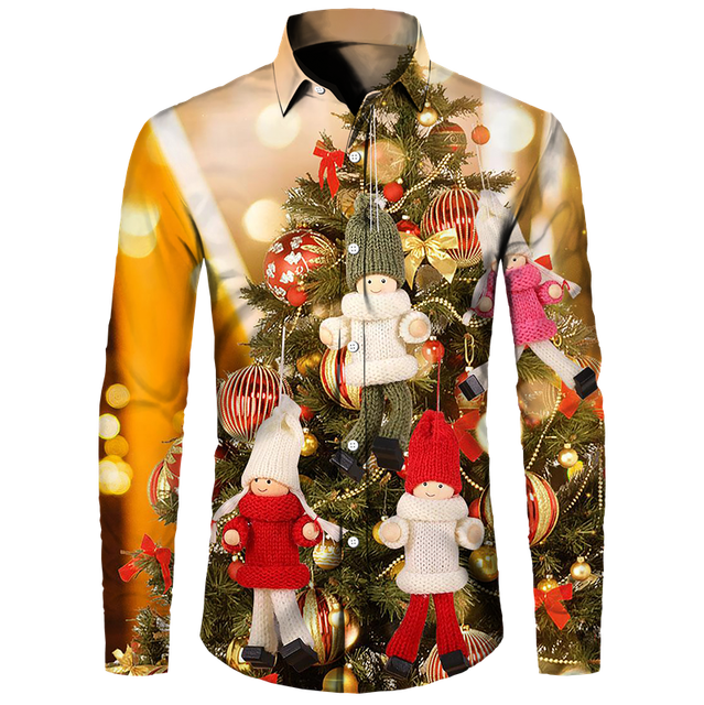 Christmas%20Theme%203D%20Printed%20Men's%20Button%20Shirts%20Fashion%20Long%20Sleeve%20Blouse%20Holiday%20Party%20Tops%20New%20Year%20Couple%20Streetwear%20Clothing%20-%20Image%202
