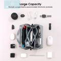 DoomHot Digital Storage Bag Travel Organizer Electronic Gadget Bag USB Cable Storage Bags Accessories U Disk Hard Drive Accessories Storage Bag Electronic Cable Storage Organizer Bag.