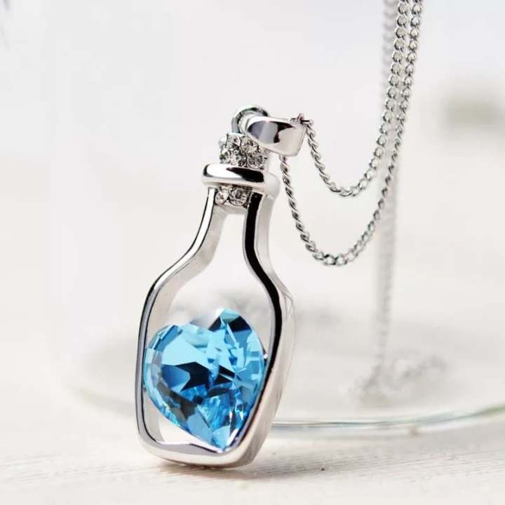 Ladies%20Fashion%20Popular%20Crystal%20Necklace%20Heart%20Love%20Chain%20Necklaces%20&%20Pendants%20For%20Women%202020%20Gifts%20Love%20Drift%20Bottles%20Necklace%20-%20Image%203