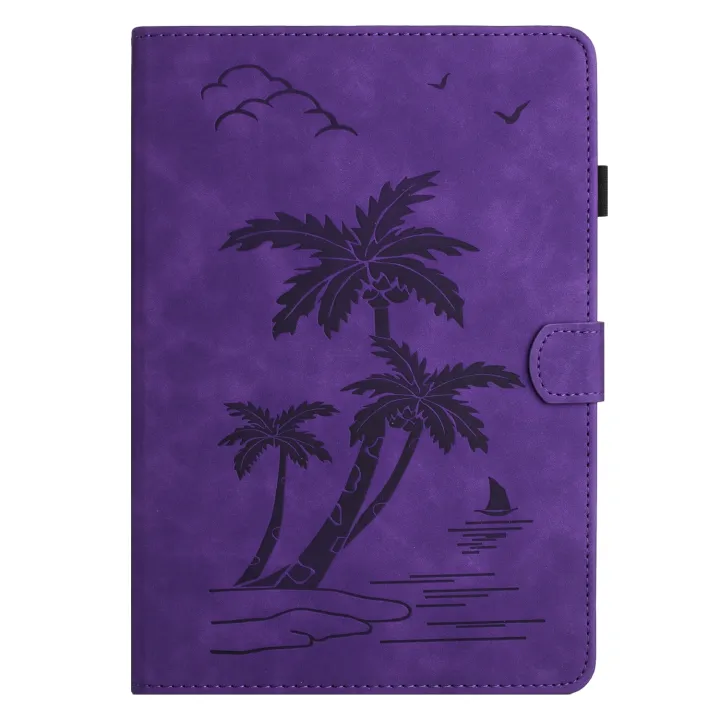 Coconut%20Tree%20Embossed%20Leather%20Case%20For%20Xiaomi%20Pad%206/6%20Pro%20-%20Image%202