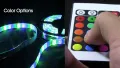 RGB Remote Control LED Strip Light- 16 Colors Changing, Waterproof-16 feet. 