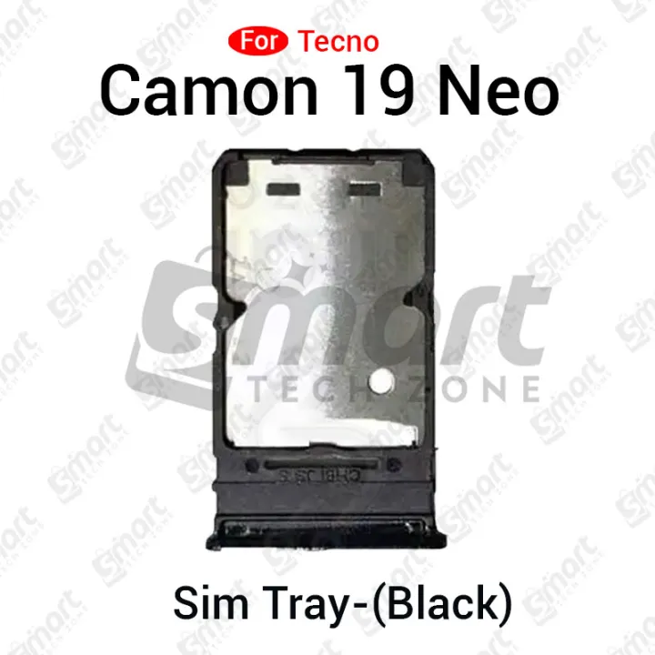 Tecno%20Camon%2019%20Neo%20CH6i%20Dual%20SIM%20Tray%20Replacement%20Slot%20Holder%20with%20Opening%20Needle%20(Sim%20Ejector)%20-%20Image%202
