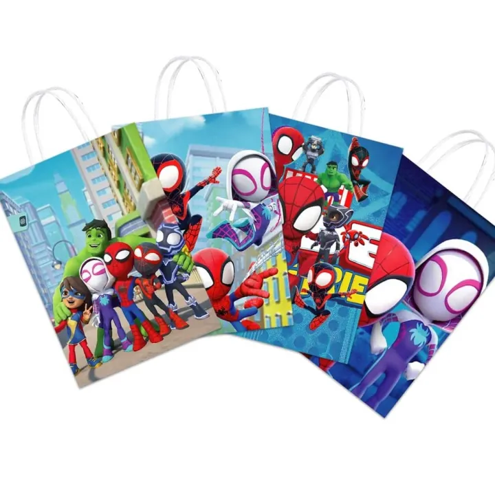 Spidey%20His%20Amazing%20Friends%20Paper%20Bag%20Candy%20Gift%20Packaging%20Bags%20Kids%20Spiderman%20Birthday%20Party%20Decoration%20Baby%20Shower%20Supplies%20-%20Image%207