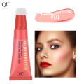 QIC Cross-Border Light Transparent Soft Color Blusher Moisturizing Water Moisturizing Easy to Open Silky Makeup Liquid Blush Rouge Beauty Makeup. 
